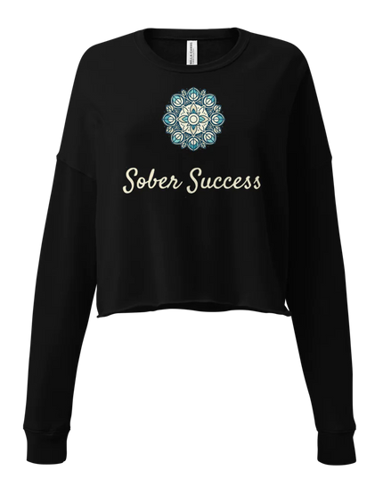 Sober Success Everyday Grace Cropped Sweater – Style with Purpose
