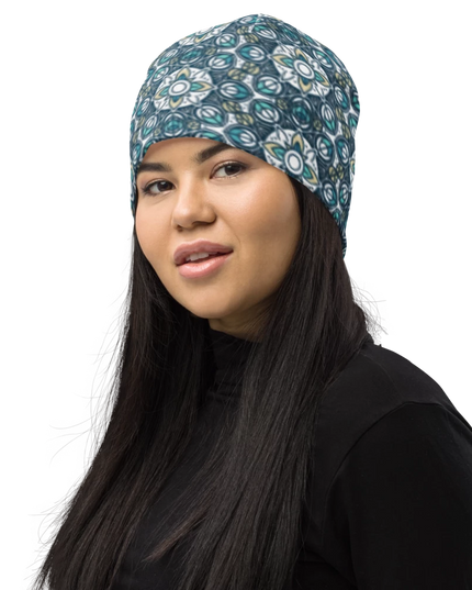 Serenity in Motion Patterned Beanie by Sober Success