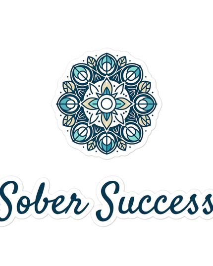 Sober Success Recovery Message Stickers – Bubble-Free for Clean Application