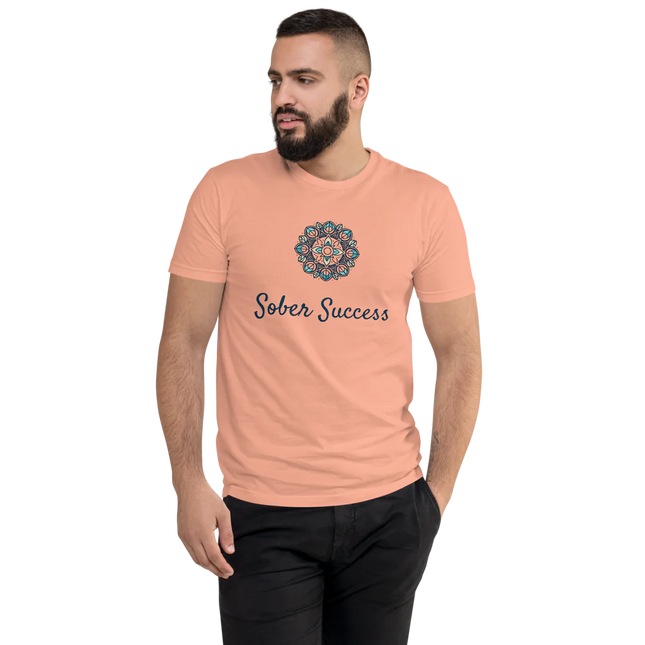 Sober Success Next Level Men's Tee – Classic Fit, Purpose-Driven Design