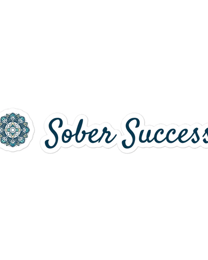 Sober Success Recovery Message Stickers – Bubble-Free for Clean Application