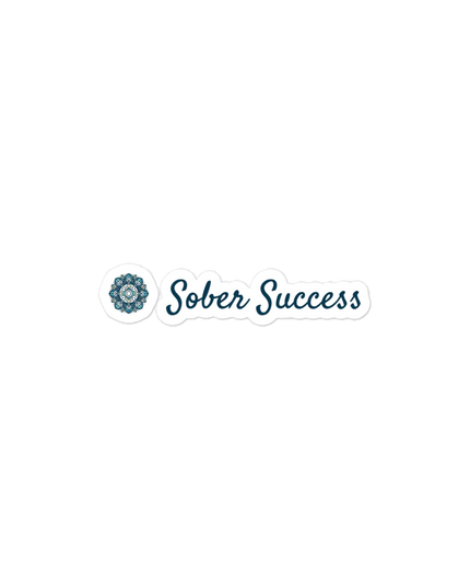 Sober Success Recovery Message Stickers – Bubble-Free for Clean Application