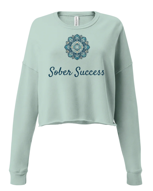 Sober Success Everyday Grace Cropped Sweater – Style with Purpose