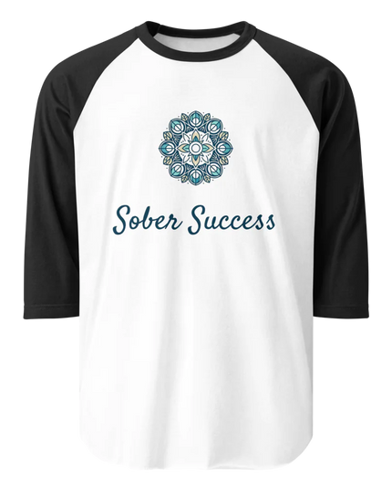 Sober Success Classic Raglan Tee – Unisex Cotton Blend by Tultex