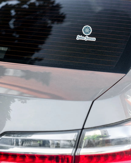 Sober Success Recovery Message Stickers – Bubble-Free for Clean Application