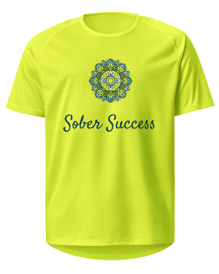 Sober Success Performance Mesh Jersey – Unisex Fit for Active Living
