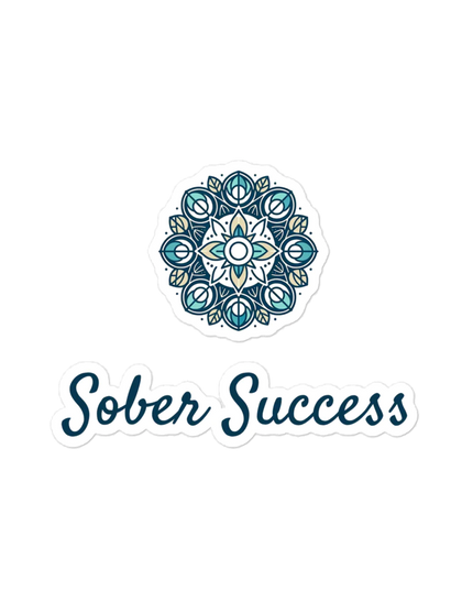 Sober Success Recovery Message Stickers – Bubble-Free for Clean Application